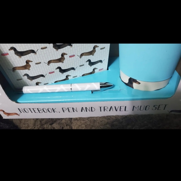 Dachshund Notebook Tumbler Pen Travel Set - Picture 2 of 5